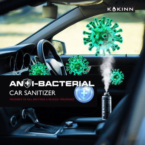KOKINN Car Anti-Bacterial Sanitizer Spray Disinfectant Kills 99.99% Germs Bacteria Antibac