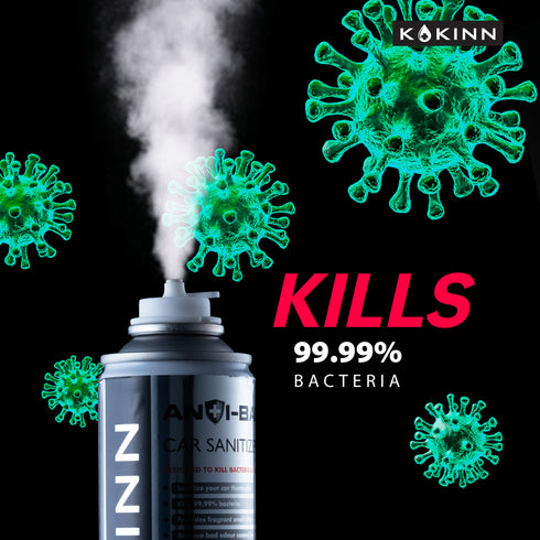 KOKINN Car Anti-Bacterial Sanitizer Spray Disinfectant Kills 99.99% Germs Bacteria Antibac