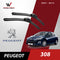 Peugeot 308 (T7) 2007 - 2014 Wiper Blade