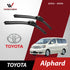 Toyota Alphard (ANH10) 2002 - 2008 Wiper Blade